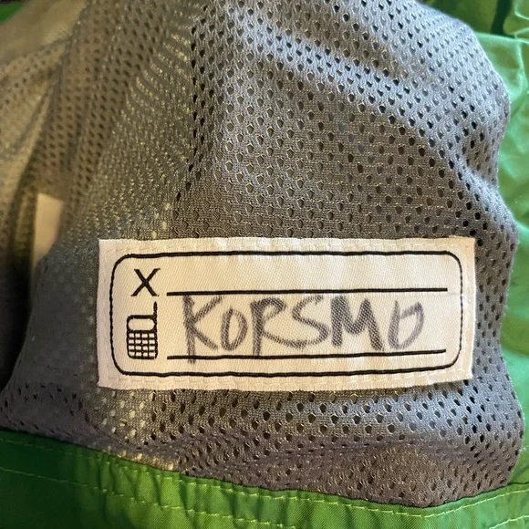 Columbia Youth Lightweight Green Nylon Windbreaker Rain Jacket Size L (14/16) - Picture 7 of 10